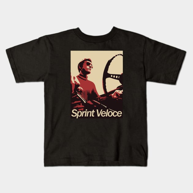 sprint veloce Kids T-Shirt by retroracing